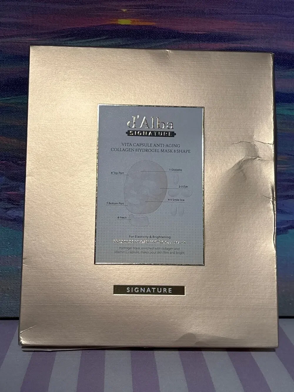 d’Alba Signature Vita Capsule Anti-Aging Collagen Hydrogel Mask & Shape 4ct